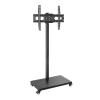 ADPVRLUQ DL-X20 Height Adjustment Mobile 40kg 32"-75" LCD TV Floor Standing Trolley 1540mm Wheels Brake 400x400 600x400 view 1