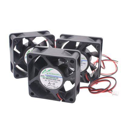 1PCS ACP6025S 6cm 60mm Fan 60x60x25mm DC5V 12V 24V USB 2 Wires Suitable for Power Supply Charger Inverter Cooling Fan(5V USB Plug)