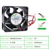 1PCS ACP6025S 6cm 60mm Fan 60x60x25mm DC5V 12V 24V USB 2 Wires Suitable for Power Supply Charger Inverter Cooling Fan(5V xh2.54pin) view 2