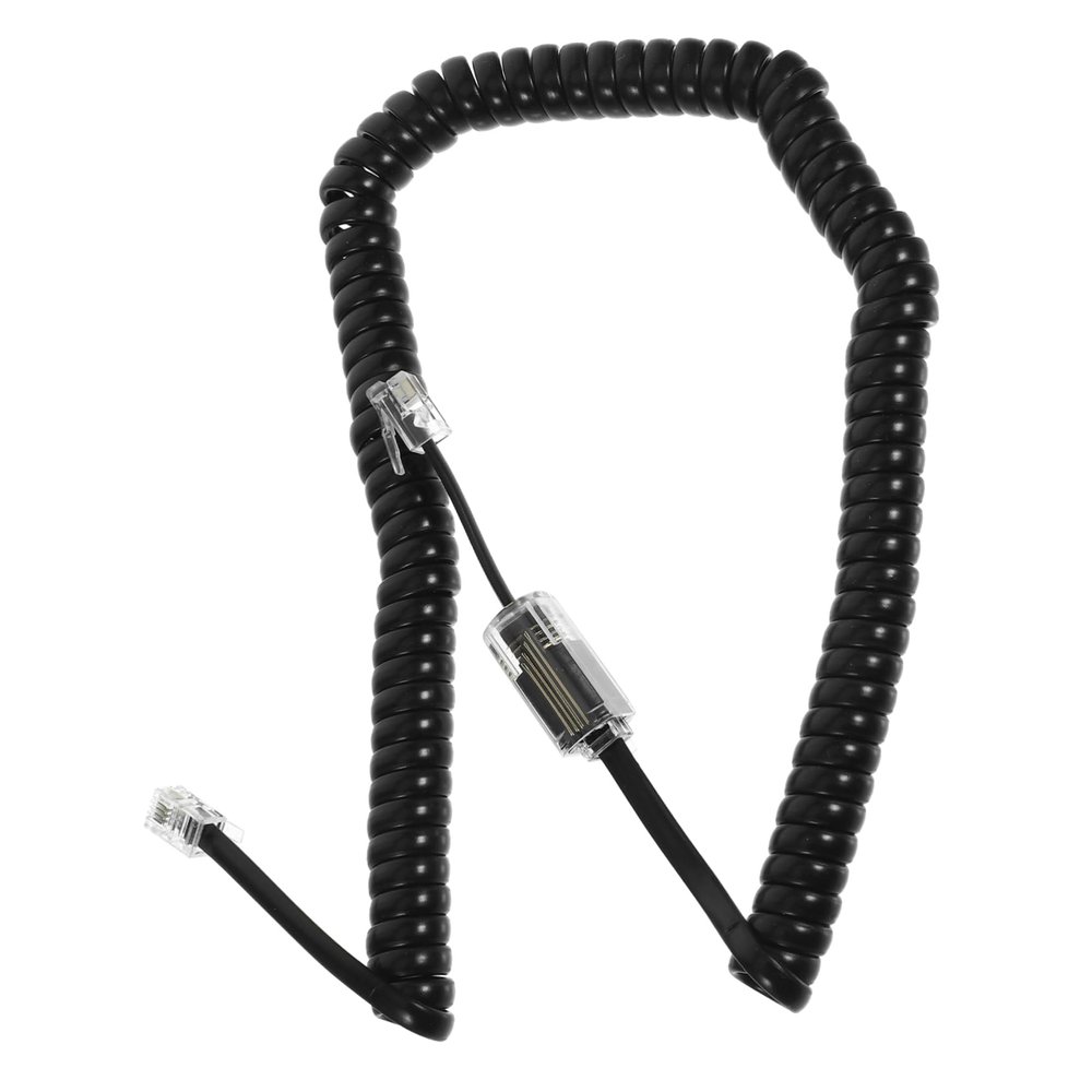 Gadpiparty Rotating Cord Detangler Telephone Wire for Landlines Telephone Cord for Black
