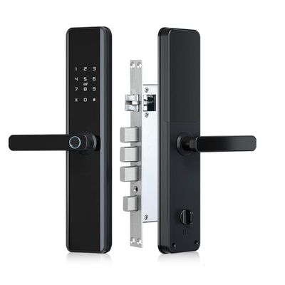 PNAWLLCF Smart Fingerprint Door Lock Smart APP Lock Unlock Security Intelligent Lock Biometric Electronic Door Lock(6068)
