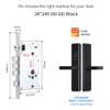 PNAWLLCF Smart Fingerprint Door Lock Smart APP Lock Unlock Security Intelligent Lock Biometric Electronic Door Lock(6068) view 2