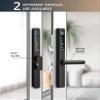 PNAWLLCF Waterproof Outdoor TUYA Fingerprint Lock APP Code Keyless Smart Lock Electronic Door Lock for Aluminum Door/Iron Gate(50) view 3