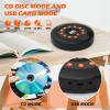 M-Amazup CD Player Portable, Rechargeable Portable CD Players for Home, Built-in Speakers and Headphones Supports CD/U Disk/AUX/A-B Repeat/LCD Display/10 Speeds/Anti Skip, for Home/Car CDP-3030 view 3