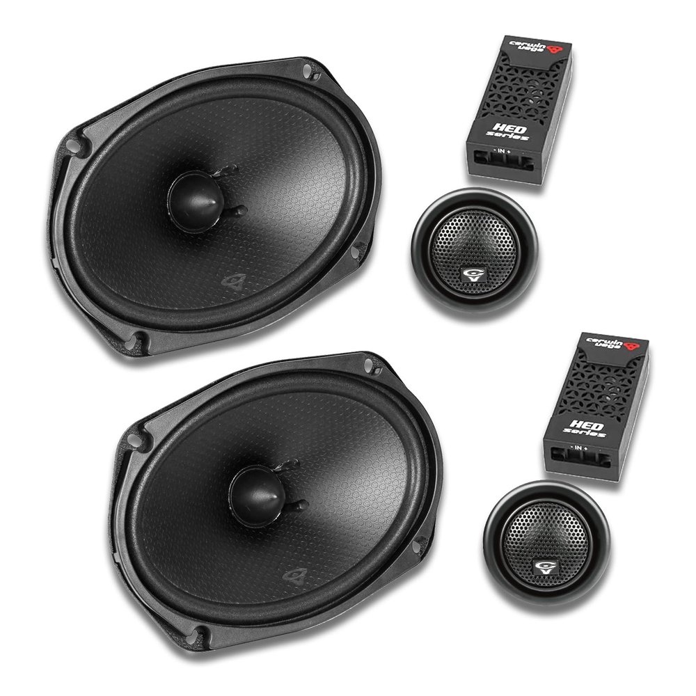 CERWIN-VEGA! HED 2025 Edition 6" x9 2-Way Coaxial Full Range Speaker System- H69C