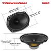 CERWIN-VEGA! HED 2025 Edition  6" x9 2-Way Coaxial Full Range Speaker System- H69C view 4