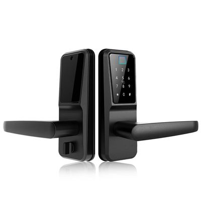 PNAWLLCF Waterproof Outdoor TUYA Fingerprint Lock APP Code Keyless Smart Lock Electronic Door Lock for Aluminum Door/Iron Gate(D,170)