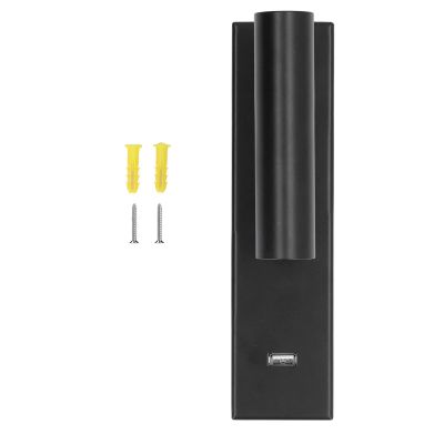 Garosa 350 Degree Rotatable Universal Wall Mounted Reading Light, with USB Output Port, Aluminium Alloy Design Minimalist Fashion LED Lamp for Outdoor Installation
