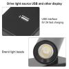 Garosa 350 Degree Rotatable Universal Wall Mounted Reading Light, with USB Output Port, Aluminium Alloy Design Minimalist Fashion LED Lamp for Outdoor Installation view 3