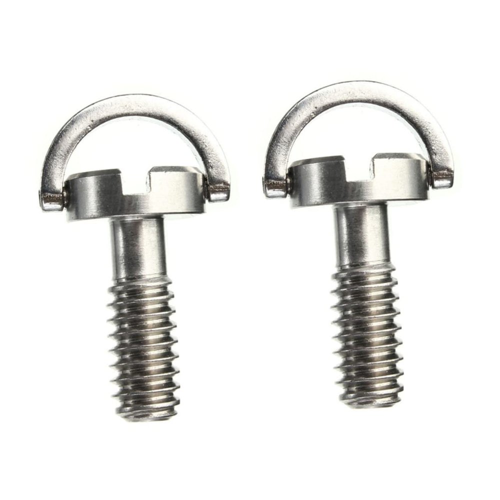 Artibetter 2pcs Screws for Camera Mount Clamp D-Ring Flat Head Slot Screw Stainless Steel for Tripod Stand