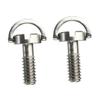 Artibetter 2pcs Screws for Camera Mount Clamp D-Ring Flat Head Slot Screw Stainless Steel for Tripod Stand view 1