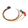 BOXUWFO HONGP 4-pin to 3-pin/4-pin Fan Adapter 12V 7V 5V PC Fan Adapter 4-pin Splitter Sleeve Cable for Computer PC case Fan view 3