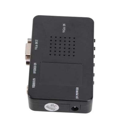 Yardenfun Universal Video Converter Box to Adapter 3 Input 6 Resolutions for Monitor Connectivity