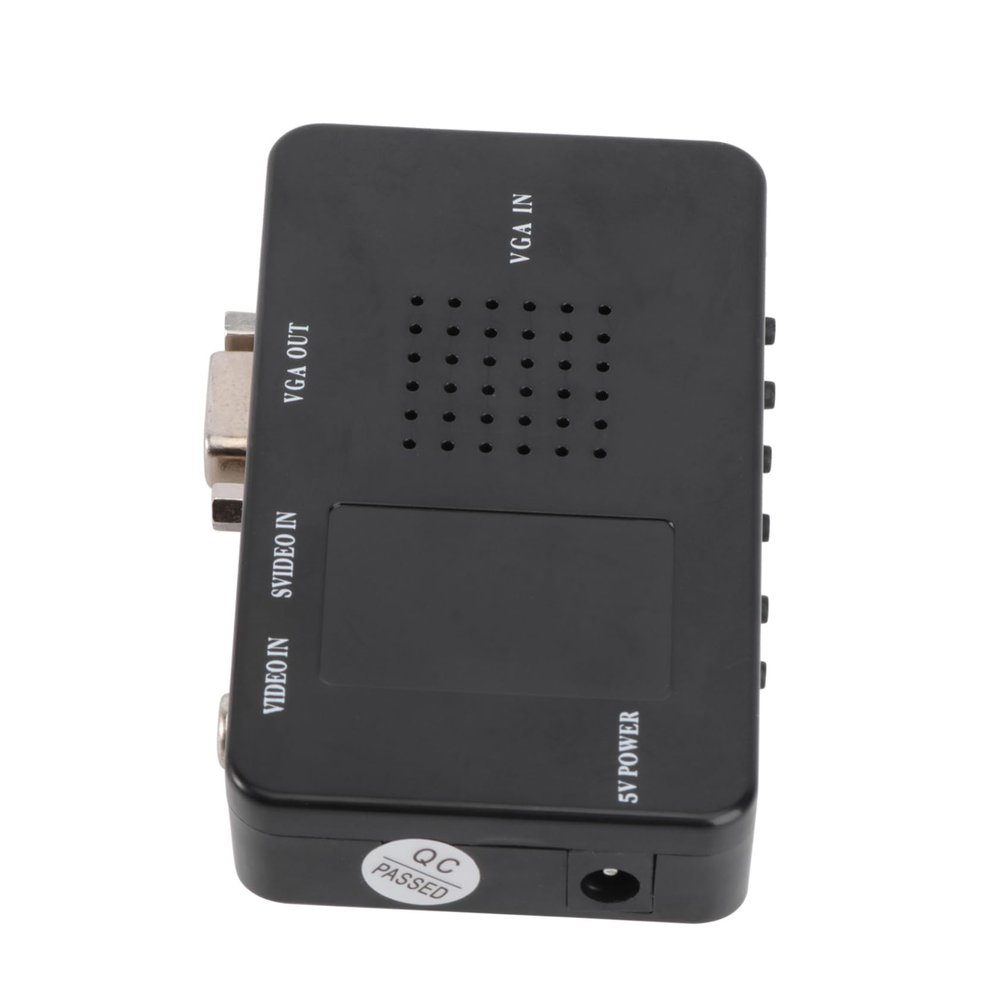 Yardenfun Universal Video Converter Box to Adapter 3 Input 6 Resolutions for Monitor Connectivity