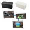 Angoily Desk Cable Management Box Electrical Box Cable Cover Power Strip Organizer Cord Organizer for Home Office view 3