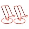 NAMOARLY Elegant Wrought Iron Electroplating Phone Holder for Home Office Wall-Mounted Phone Stand for Recording Desk Storage view 1
