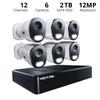 Night Owl 12 Channel NVR Security System with 2TB Hard Drive and 6 Wired IP 4K Plus Deterrence Cameras view 2