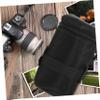 MERRYHAPY Waterproof Shockproof DSLR Camera Lens Pouch Bag Nylon Protective Case for Travel and Outdoor Use Water Resistant Lens Carrier Adjustable Strap view 3
