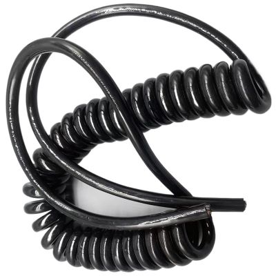 Spiral Telescopic Spring Coiled Cable Wire, 12 Core Machine Sprial Wire Undraw 2.5 Meters 8 Meters 1.5mm(Undraw 8 Meters)
