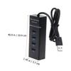 DOITOOL USB Hub for Computers USB Port Expander Expansion Transfer Adapter Lightweight and Sturdy view 2