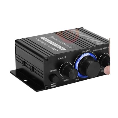 AK-170 Home Digital 2.0 Channel HiFi Power Amplifier Stereo Audio Power 20+20W Dual Channel Power Amp New 2025 for Arrival High for Quality