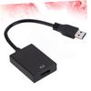 ARTIBETTER USB to Video Adapter Hd Display Converter for Laptops and Supports Multi-Screen Output No Driver Needed Black view 3