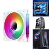 120mm ARGB Fan Reverse Airflows 5V 3Pin Addressable ARGB PC Computer Water CPU Case Fan 1500RPM view 2