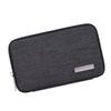 ARTIBETTER 300d Polyester Digital Storage Case Electronics Organizer Usb Cable Bag Earphone Pouch 3 Elastic Straps 2 Pockets Compact for Travel view 1