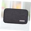 ARTIBETTER 300d Polyester Digital Storage Case Electronics Organizer Usb Cable Bag Earphone Pouch 3 Elastic Straps 2 Pockets Compact for Travel view 4
