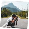 Angoily Camera Bag for Outdoor Photography Single Shoulder Crossbody Fanny Pack Large Capacity Casual Use Black view 2