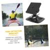 HOMSFOU Outdoor Fish Finder Holder Fish Finder Bracket Mount Storage Support Storage Blocks Constructi view 4