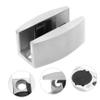 LIFKICH Adjustable Glass Locator Swing Stopper Stainless Steel for Sliding Door Hardware view 3