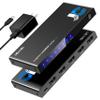 JCHICI HDMI Splitter 1x4 for PS5/Xbox/Apple TV - 4K@60Hz HDMI Switcher Splitter with HDR10 & Dolby Vision, 1 in 4 Out with EDID Modes (Auto/Copy/Downscale), HDCP 2.2, 18Gbps for Home Theater view 1