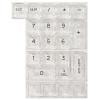 22Key Clear Keycaps for Improve Visual Appeal and Durability On Numeric Keypads MX Keycaps view 1