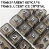22Key Clear Keycaps for Improve Visual Appeal and Durability On Numeric Keypads MX Keycaps view 2