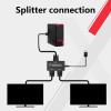 Kangnice VGA Interfaces Splitter VGA Splitter for Double Display Setups Signals Boosting Modes Signals Amplifier view 2