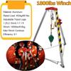 Confined Space Tripod Emergency Rescue Tripod Kit With Fall Protection Lifting And Rescue Equipment For Underground Pipe/Harsh Conditi(1800LBS) view 2