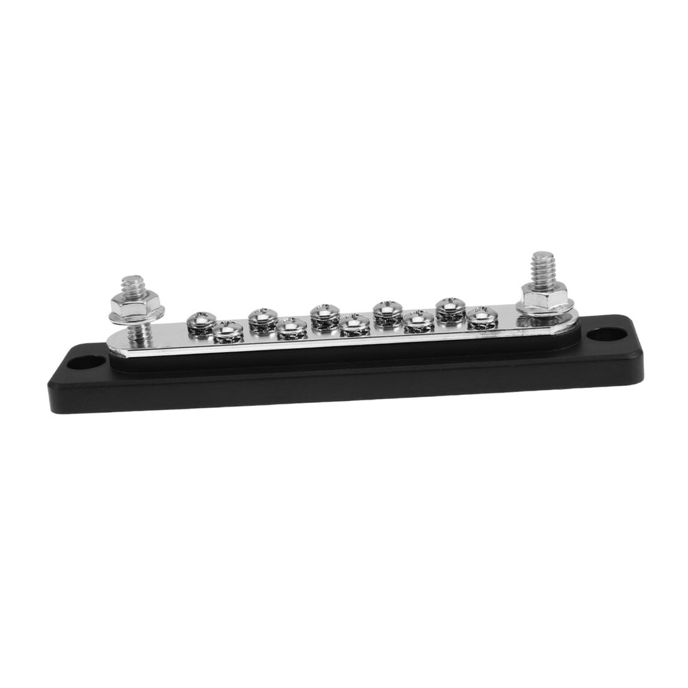 Anneome 48v Power Distribution Block Bus Bar Terminals for Car Rv Truck and Audio Amplifier Quick Installation High Capacity Construction Space-Saving Design
