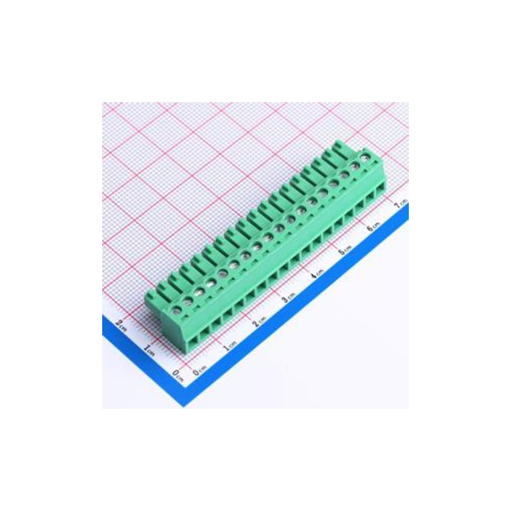 (2pieces) MX15EDGK-3.81-18P-GN01-Cu-Y-A P=3.81mm