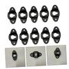 DOITOOL 20pcs Audio Speaker Hanger Plate Iron Hanging Bracket for Surround Sound Wall Mount view 4