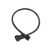 YWZBQL Wen ST 4Pin PWM Fan Splitter Extension Cable Sleeved Braided Computer PC Fan Power Cable for Computer ATX Case 4-Pin/3-Pin Cooling(27cm) view 1