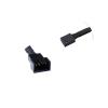 YWZBQL Wen ST 4Pin PWM Fan Splitter Extension Cable Sleeved Braided Computer PC Fan Power Cable for Computer ATX Case 4-Pin/3-Pin Cooling(27cm) view 3