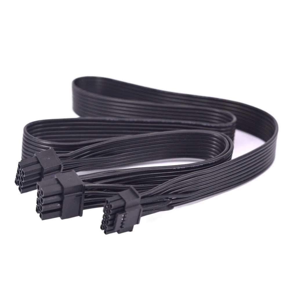 YWZBQL Wen ST PCIE Dual 8Pin to ATX3.0 12VHPWR PCIE 5.0 12+4Pin Power Supply Cable Modular GPU 8 Pin Male to 16Pin Male 18 AWG Graphics Cable(1pcs)