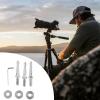 Professional Tripod Metal Spikes 3/8inch Connection 80mm Long 3pcs Tripod Ground Nails for Outdoor Photography view 2
