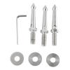 Professional Tripod Metal Spikes 3/8inch Connection 80mm Long 3pcs Tripod Ground Nails for Outdoor Photography view 3