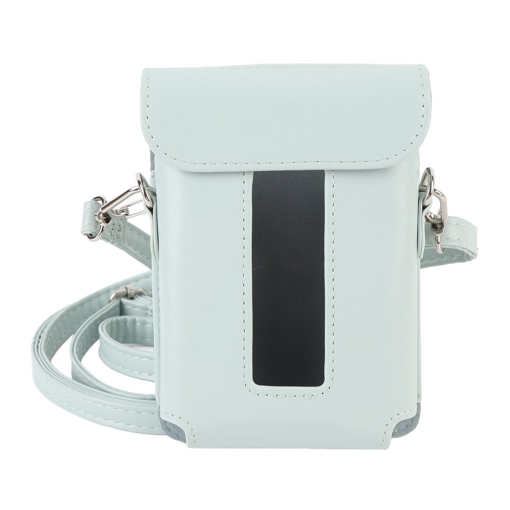 Smartphone Link 3 Printer Carrying Case, PU Leather Case for Link 3 Printer with Adjustable Shoulder Strap, Portable Protective Case for Smartphone Link 3 Printer