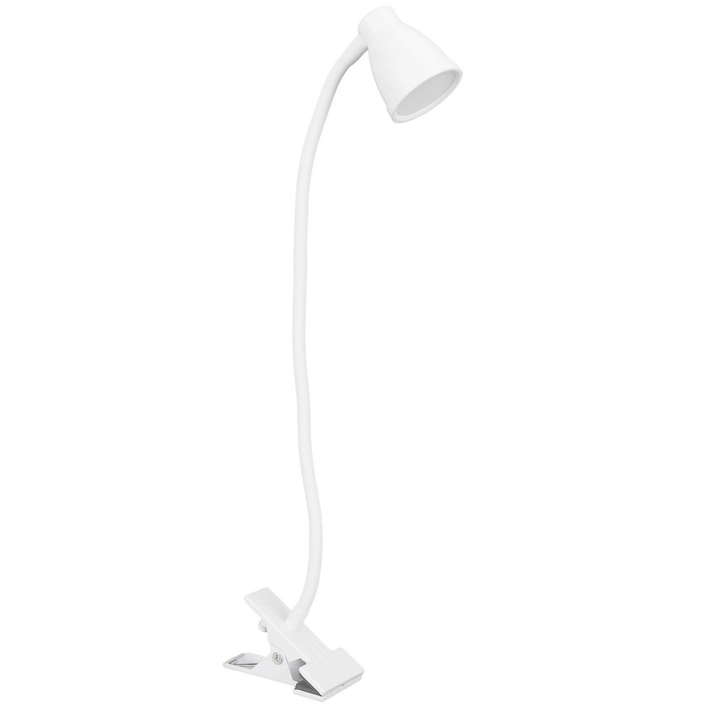Garosa Clip Reading Light with Dimming, Protect Eyes, for Reading, Repairing, Indoor Lighting Supplies (White)