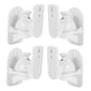 Angoily 4PCS Wall Mount Speaker Bracket for Surround Sound Adjustable Speaker Mounts for Home Theater Long Arm Design for Black view 1