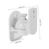 Angoily 4PCS Wall Mount Speaker Bracket for Surround Sound Adjustable Speaker Mounts for Home Theater Long Arm Design for Black view 2