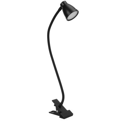 Garosa Clip Reading Light with Dimming, Protect Eyes, for Reading, Repairing, Indoor Lighting Supplies (Black)
